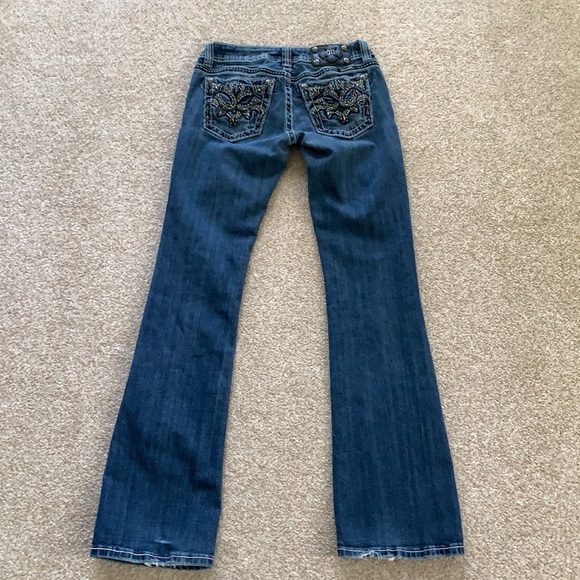 Miss Me Blue Jeans Boot Cut, 27 - Picture 3 of 10